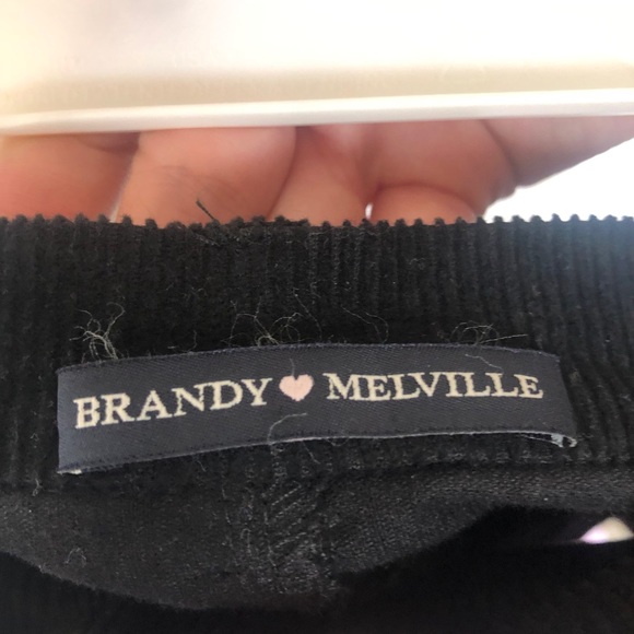 Black Brandy Melville Corduroy Skirt - Picture 4 of 4